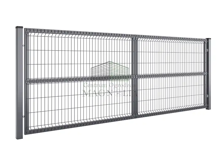 Brama dwuskrzydłowa 3D 4mm